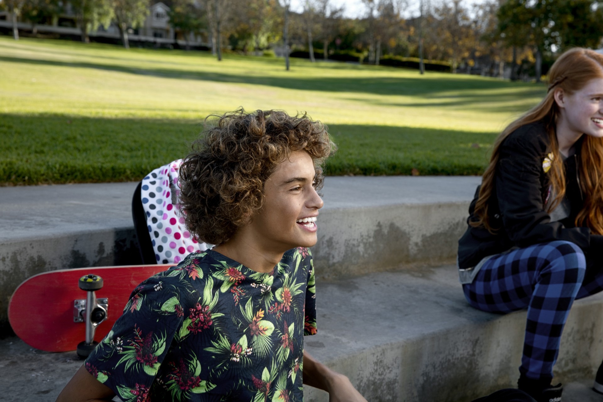 Teens at park
