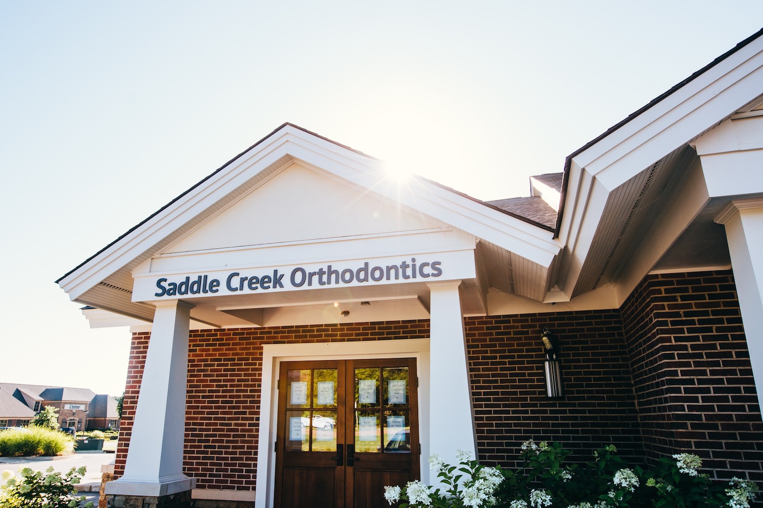 Saddle Creek Orthodontics Front of Building | Braces and Invisalign for Collierville | Dr. Kyle Fagala