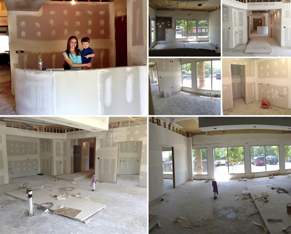 Installation of Dry Wall for Saddle Creek Orthodontics Office