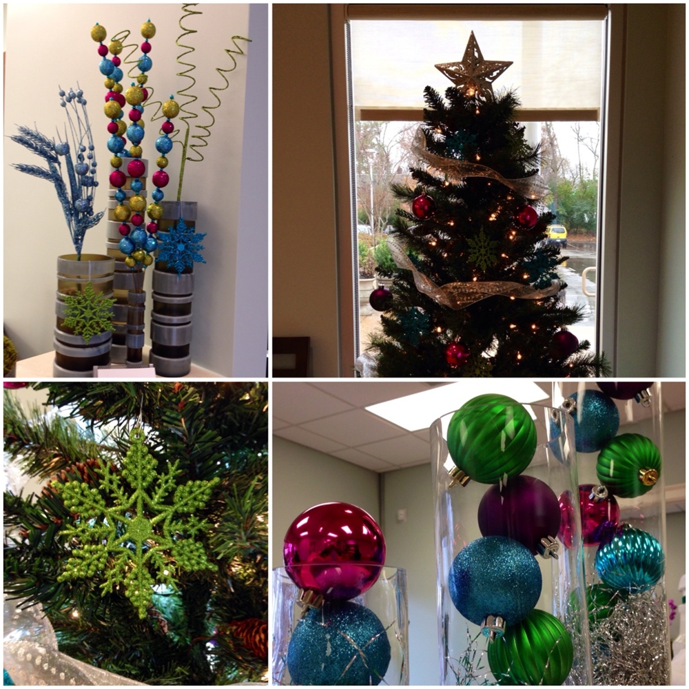 Christmas Decorations at Memphis and Germantown Braces office Saddle Creek Orthodontics