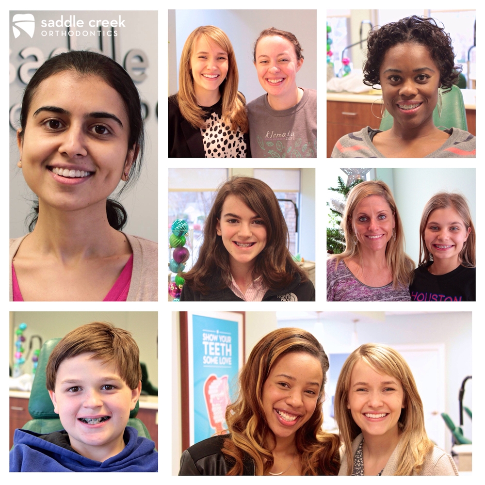 New orthodontic patients at Saddle Creek Orthodontics in Germantown and Memphis Tennessee!