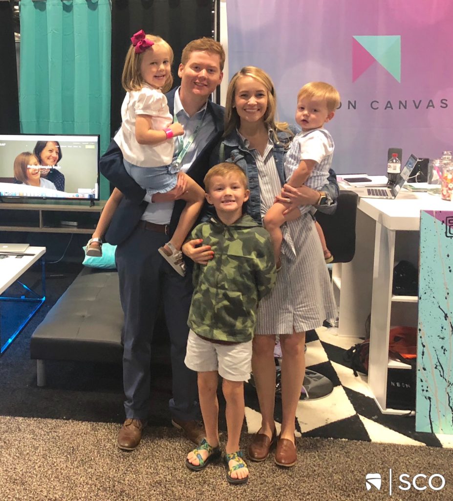 Neon Canvas at AAO 2018 | Dr. Kyle Fagala and family